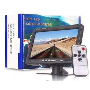 Tela Monitor LCD 7″ DVD/TFT Colorida com Controle
