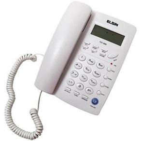 Telefone C/ Fio Elgin TCF 3000 C/ Viva-voz e Id. Chamadas - Preto
