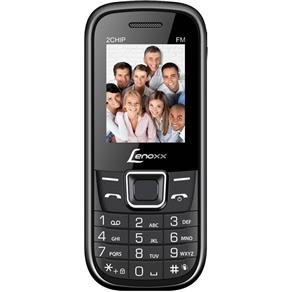 Telefone Celular Cx903 com Sistema Dual Chip, Tele de 1.8, Bluetooth, Rádio Fm, Câmera, Micro Sd - Lenoxx - Preto e Vermelho