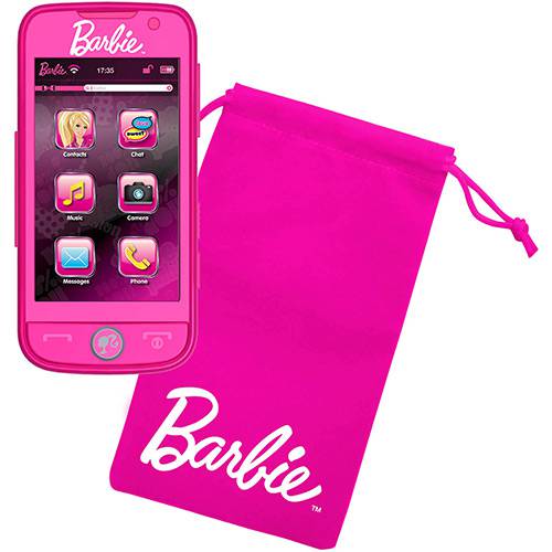 Telefone Celular da Barbie Intek Rosa