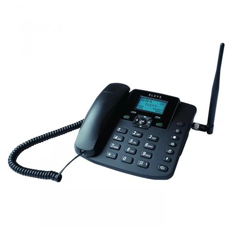 Telefone Celular de Mesa Gsm EPFS12 Preto Elsys