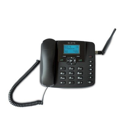Telefone Celular de Mesa Gsm EPFS12 Preto Elsys