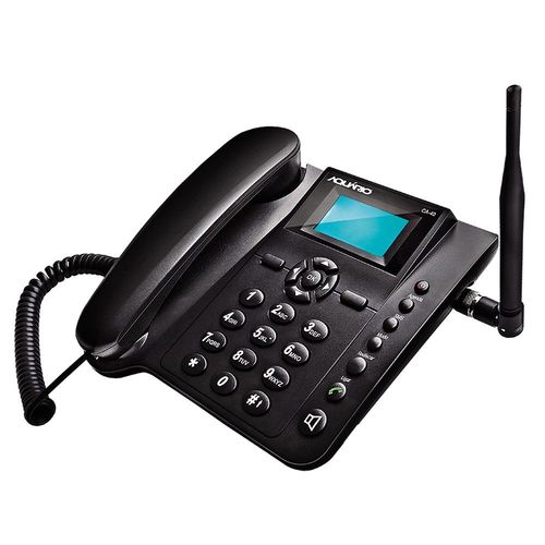 Telefone Celular de Mesa Quadriband Aquário Ca-40 Opera Nas Frequências 850 900 1800 e 1900 MHz