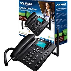 Telefone Celular de Mesa Quadriband Ecologic Ca40 Preto Aquario