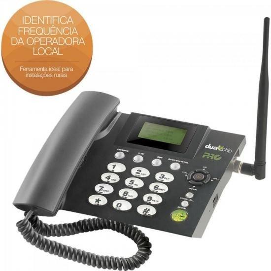 Telefone Celular de Mesa Quadriband PROCS-5010 Preto Proeletronic