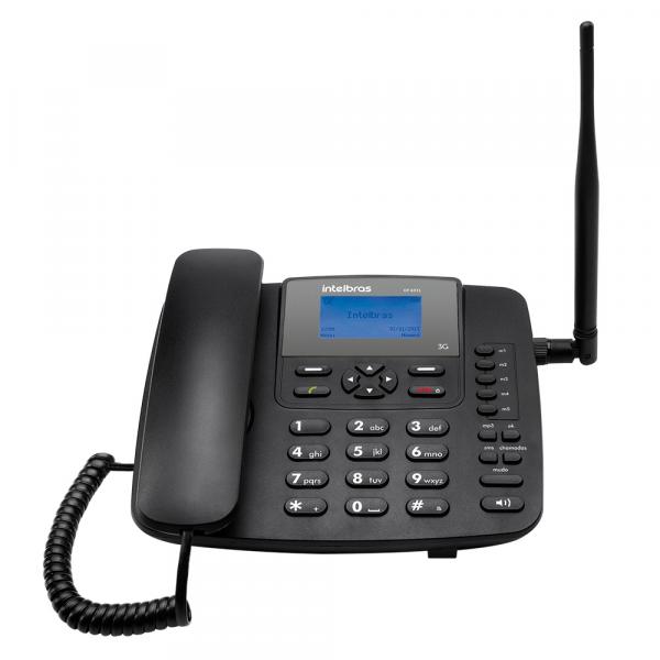 Telefone Celular Fixo Intelbras CF 6031 Discagem Rápida Preto