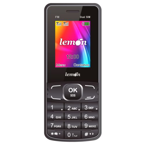Telefone Celular Lemon Sensi 2 – Tela de 1,77”, Função SOS, Câmera, MP3