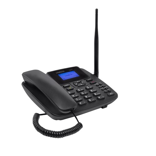 Telefone Celular Rural com Fio Intelbras 4114201 CF 4201 Preto