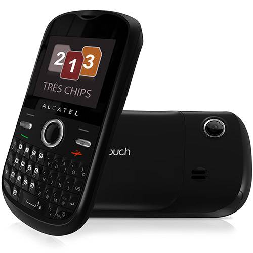 Telefone Celular Tri Chip Alcatel One Touch 678G Preto - Alcatel