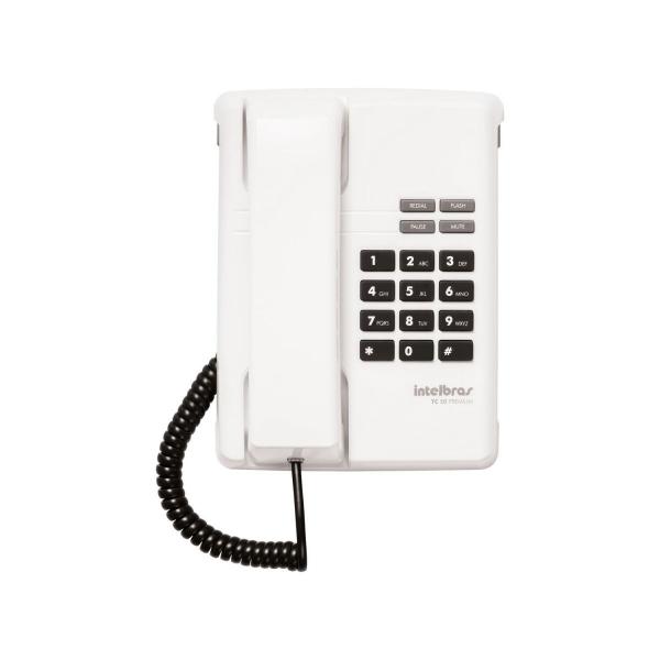 Telefone com Fio Intelbras TC50 PREMIUM Cinza Ártico