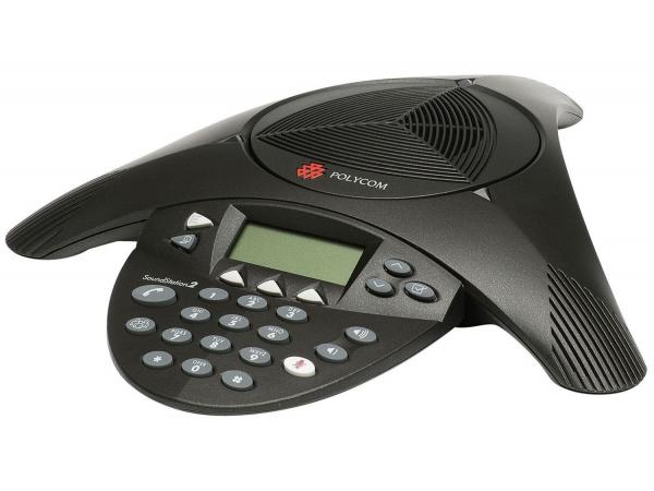 Telefone com Fio Polycom SoundStation 2 - Viva Voz Charcoal