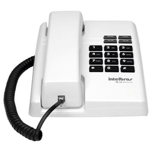 Telefone com Fio Tc50 Premium Branco - Intelbras