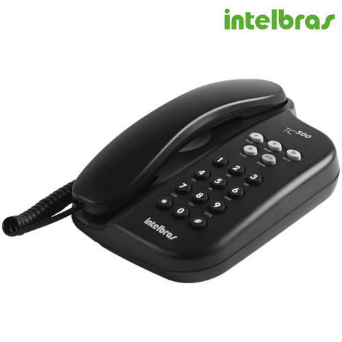 Telefone com Fio Tc500 Preto - Intelbras