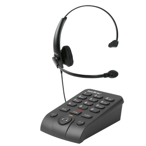 Telefone com Headset Monoauricular HSB50 - Intelbras