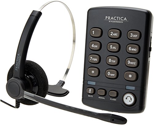 Telefone com Headset Monoauricular Practica T110 Plantronics
