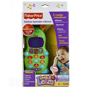 Telefone de Brinquedo Fisher-Price Aprender e Brincar H3312