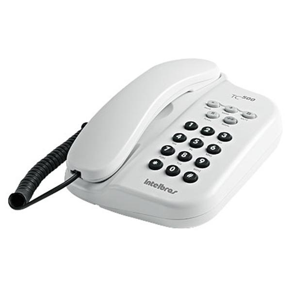 Telefone de Mesa Branco TC500 - Intelbras