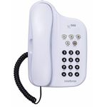 Telefone de Mesa com Fio Branco Tc500 - Intelbras