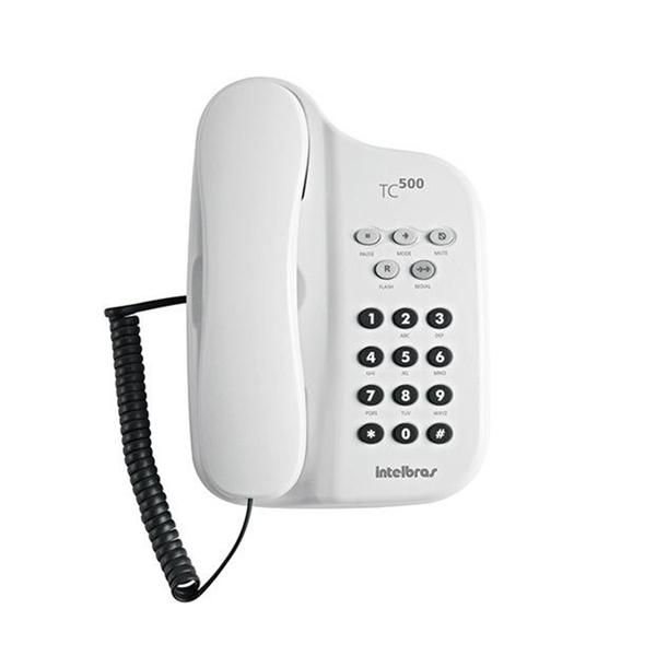 Telefone de Mesa TC500 Branco - Intelbras - Intelbras