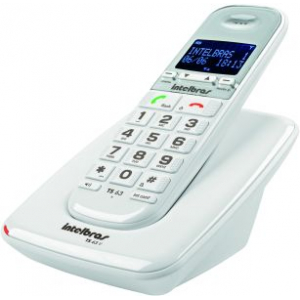 Telefone Digital Intelbras TS 63 V Branco Sem Fio