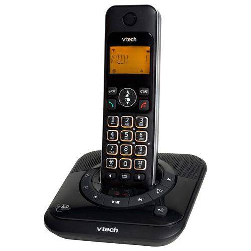 Tudo sobre 'Telefone Digital S/fio Lyrix 550-se C/id e Sec Preto Motorola Vtech'