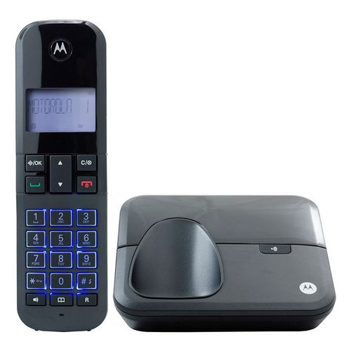 Telefone Digital S/fio Moto4000 Preto Motorola