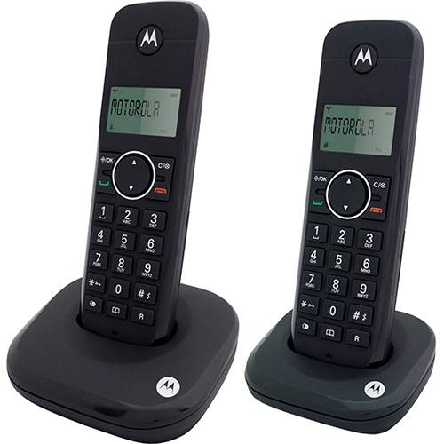 Telefone Digital Sem Fio Moto 500ID-MRD2 com Identificador de Chamadas + 1 Ramal - Motorola