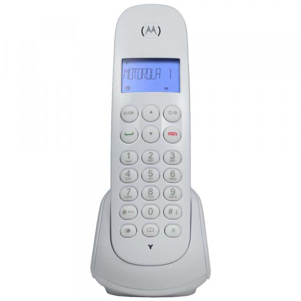 Telefone Digital Sem Fio Moto 700W com Identificador de Chamadas - Branco - Motorola