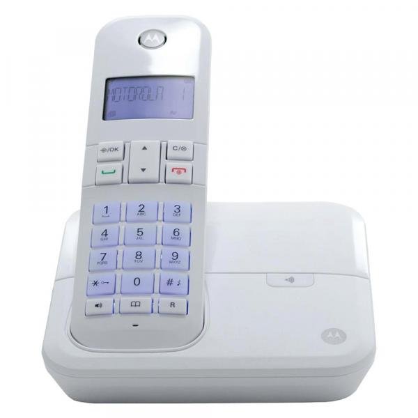 Telefone Digital Sem Fio Motorola com Identificador de Chamadas Moto 4000W