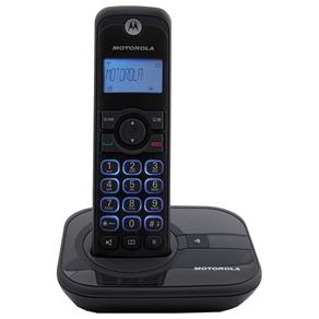 Telefone Digital Sem Fio Motorola Dect 6.0 Gate 4500 com Identificador de Chamadas, Viva-Voz, Visor e Teclado Iluminados - Preto
