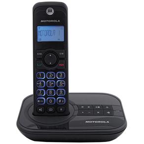 Telefone Digital Sem Fio Motorola Gate 4500SE com Secretária Eletrônica, Identificador de Chamadas, Viva-Voz, Visor e Teclado Iluminados - Preto