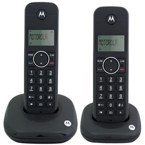 Telefone Digital Sem Fio Motorola MOTO500ID-2 com Identificador de Chamadas e 1 Ramal - Preto