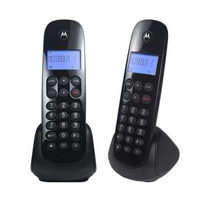 Telefone Digital Sem Fio Motorola MOTO700-MRD2 com Identificador de Chamadas, Display Iluminado e 1 Ramal