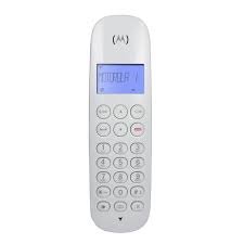 Telefone Digital Sem Fio Motorola Moto700W com Identificador de Chamadas Branco
