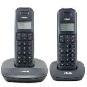 Telefone Digital Sem Fio VTech VT600-MRD2 com Identificador de Chamadas e 1 Ramal - Preto