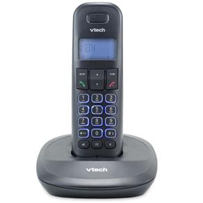 Telefone Digital Sem Fio VTech VT650 com Identificador de Chamadas, Viva-voz, Visor e Teclado Iluminados - Preto