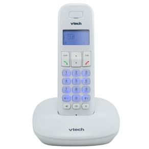 Telefone Digital Sem Fio VTech VT650W com Identificador de Chamadas, Viva-voz, Visor e Teclado Iluminados - Branco
