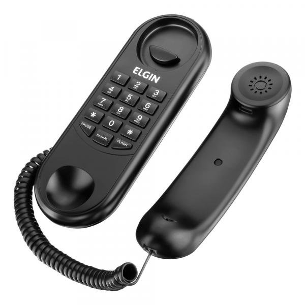 Telefone Elgin com Fio Modelo Gôndola TCF 1000 Preto