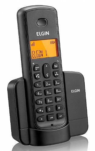 Telefone Elgin Sem Fio Viva Voz Display Iluminado TSF 8001 Preto