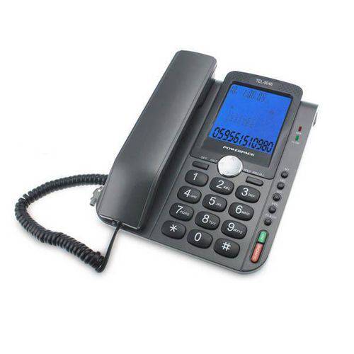 Tudo sobre 'Telefone Fixo Powerpack TEL-8046 Identificador de Chamadas'