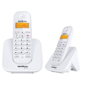 Telefone Fixo Sem Fio com Ramal Adicional Branco Bina TS 3110 Intelbras Top Melhor da Categoria