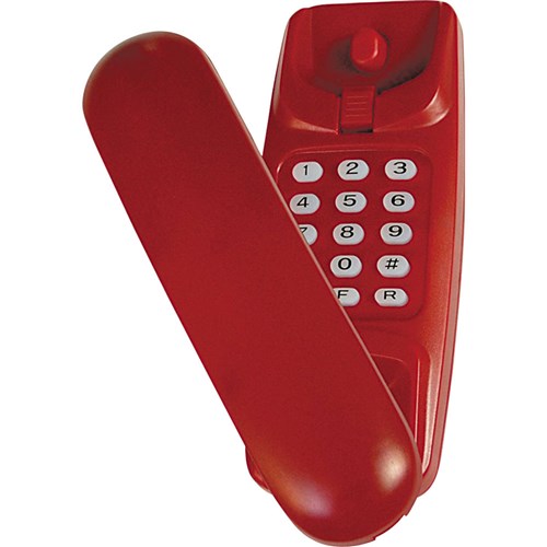Telefone Gôndola com Bloqueador Teleji Kxt-3026X - Vermelho Teleji