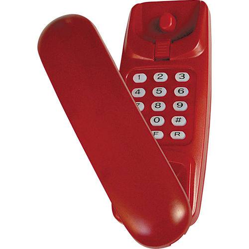 Telefone Gôndola com Bloqueador Teleji Kxt-3026X Vermelho