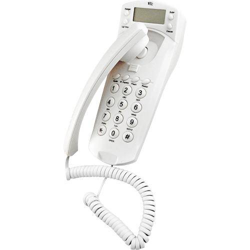 Telefone Gôndola com Identificador/Bloqueador Vec 46i V9 Branco
