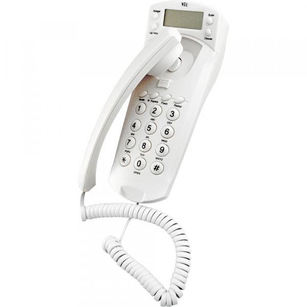 Telefone Gôndola com Identificador/Bloqueador Vec 46i V9 - Branco
