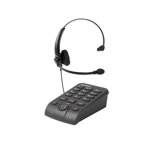 Telefone Headset com Base Discadora HSB50 Preto - Intelbras