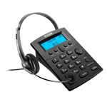 Telefone Headset Com Identificador de Chamadas HST-8000 Preto Elgin