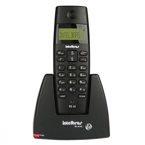 Telefone Intelbras Sem Fio Ts 40id Preto - 4070350