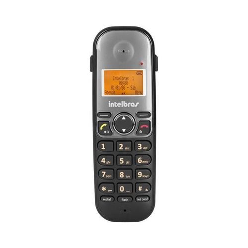 Telefone Intelbras Sem Fio Ts 5121 Ramal - Preto - 4125121