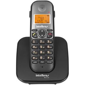 Telefone Intelbras Sem Fio TS 5121 Ramal - Preto - 4125121